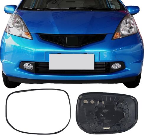 زجاج بديل للمرآة الجانبية للركاب لـ Honda Jazz/FIT 2009-2013 ، طاقة اللوحة الدائمة ذات السخان الجانبي الأيمن الزجاج المرآة لـ Honda Jazz/FIT 2009 2010 2011 2012 2013 Honda in Kuwait