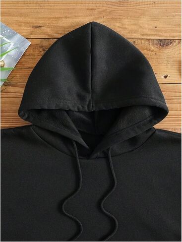 SOLY HUX Women's Graphic Hoodies Oversized Drawstring Long Sleeve Letter Car Print Sweatshirt Pullover Tops in Saudi Arabia