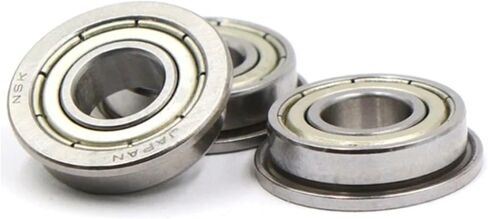 2pcs MF84ZZ Miniature flanged deep Groove Ball Bearing 5x8x2.5mm Precision Bearing.(5Pcs) in Saudi Arabia