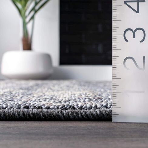 سجادة nuLOOM Claudia Diamond Tassel Runner، مقاس 2' 6' x 6'، عاجي in Saudi Arabia