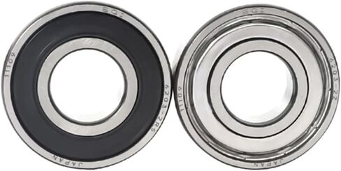 4pcs ABEC-5 6201 محامل عالية السرعة ختم معدني أخدود عميق تحمل 12 × 32 × 10 مم (ABEC 3،4PCS_ZZ) in Saudi Arabia