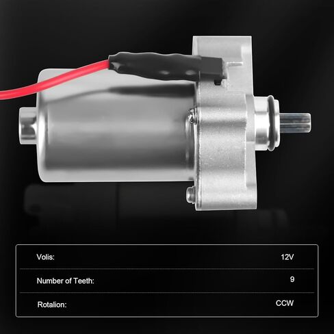 Starter Motor 0454952 Compatible with Polaris Outlaw 90 Sportsman 90 2007-2014, Outlaw 110 Sportsman 110 2016-2023 Replace# 0454952 0453478 in Saudi Arabia