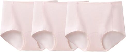 High Waisted Cotton Underwear for Women Ladies Soft Full Briefs Panties 3-Pack in Kuwait