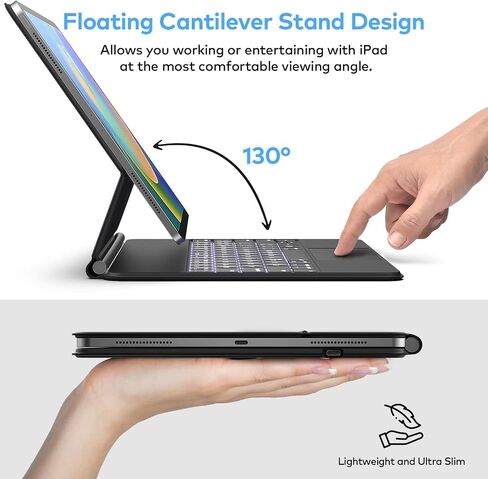 Keyboard Case Compatible with iPad Pro 13 inch 2024 in Saudi Arabia