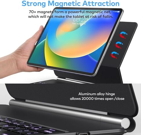 Keyboard Case Compatible with iPad Pro 13 inch 2024 in Saudi Arabia