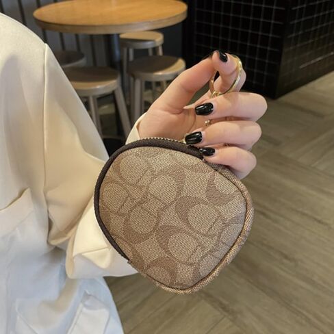 1PCS COIN PRESE for Women Zipper Coin Presh with key Ring Mini Coin Wallet beal beg bendant redit ائتمان معرف مفتاح LEPSTICH in Kuwait