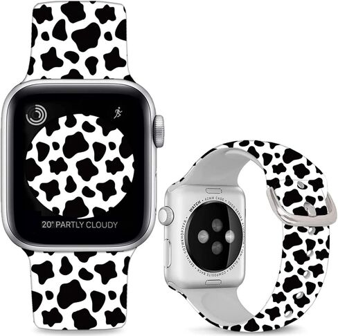 متوافق مع سوار ساعة Apple Stitch Lively 49mm/46mm/45mm/44mm/42mm (السلسلة 3 2 1)، حزام سيليكون سحري ناعم متوافق مع iWatch Series SE 10 9 8 7 6 5 4 3 2 1 للأطفال والرجال والنساء in Saudi Arabia