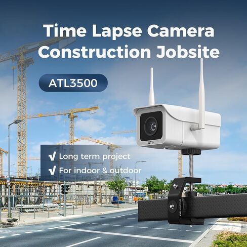 ATLI 4G LTE 4K وقت الفاصل الكاميرا مزدوجة النطاق WIFI WIFI البناء في الهواء الطلق 8MP دقة UHD 110 ° زاوية التحكم in Kuwait