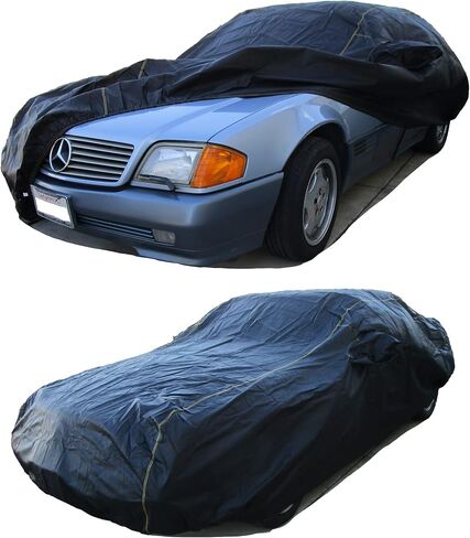 تغطية السيارة تناسب 1994 1995 1996 1997 1998 1999 2000 Mercedes-Benz SL320 SL500 SL600 Xtremecoverpro Diamond Series Black in Kuwait