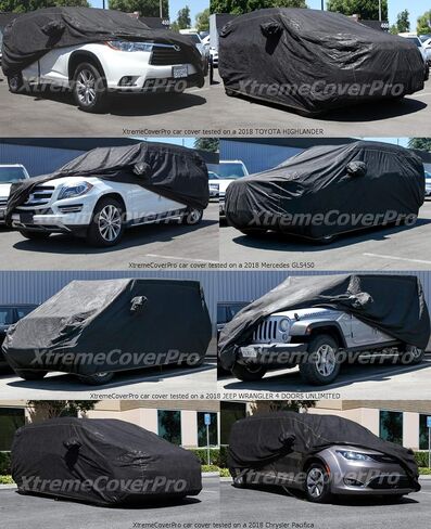 تغطية السيارة تناسب 1994 1995 1996 1997 1998 1999 2000 Mercedes-Benz SL320 SL500 SL600 Xtremecoverpro Diamond Series Black in Kuwait
