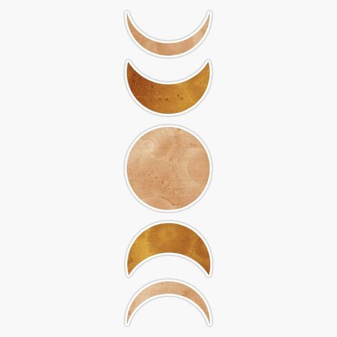 MAGNET Moon Phases Magnetic Vinyl Sticker Decal Magnet 5" in Saudi Arabia