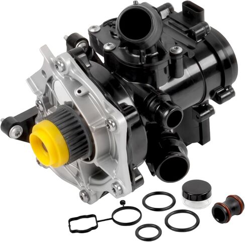 06L121012A مضخة ترموستات مضخة ترموستات مضخة المياه الكهربائية مع حشيات لـ A3 Q3 Q7 Beetle Passat 2.0L استبدال OE 06L12111J ، 06L121111H ، 06L121111G in Saudi Arabia