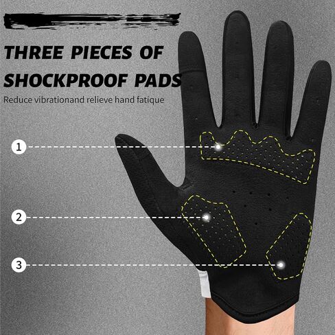 VXW Bike Gloves for Men Women Cycling - with Reflective Strips &Anti-Slip Shock-Absorbing Pad for Bicycle/Mountain Bike/Workout/MTB/Gym in Kuwait