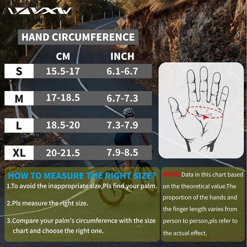 VXW Bike Gloves for Men Women Cycling - with Reflective Strips &Anti-Slip Shock-Absorbing Pad for Bicycle/Mountain Bike/Workout/MTB/Gym in Kuwait