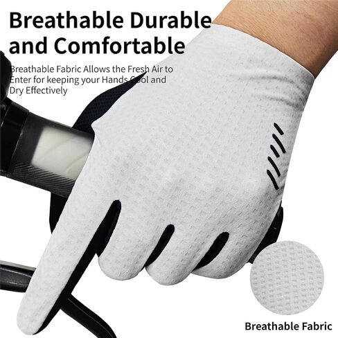 VXW Bike Gloves for Men Women Cycling - with Reflective Strips &Anti-Slip Shock-Absorbing Pad for Bicycle/Mountain Bike/Workout/MTB/Gym in Kuwait