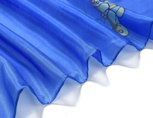 Invisible World Women's 100% Mulberry Silk Scarf Long Hand Painted Butterfly in Saudi Arabia