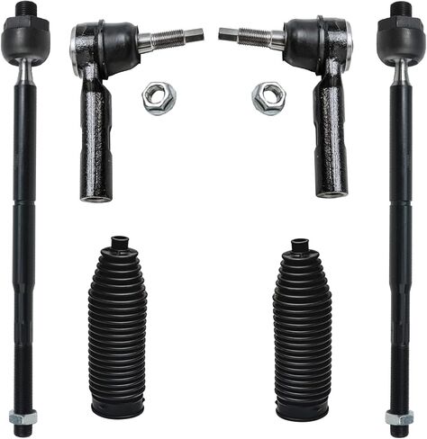 Detroit Axle - مجموعة RODS 6PC RODS لـ Chrysler 300 Dodge Magnum Charger Challenger ، 4 RODS Inner و OUTER RODS 2 استبدال الأحذية in Saudi Arabia