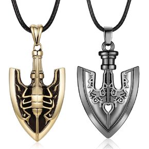 JoJo Stand Arrow Necklace JJBA Keychain Copper/Stainless Steel Pendant Adventure Merch Cosplay Props in Saudi Arabia