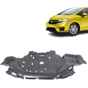 Front Engine Splash Shield Compatible with Honda Fit 2015-2020 | DIRECT REPLACEMENT | Black | Plastic | 74110T5RA00 74110T5RA10 | HO1228147 HO1228148 in Kuwait