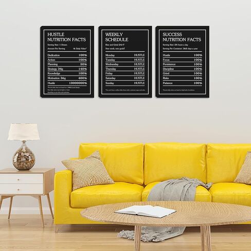 ملصقات ديكور الجدار التحفيزية ملصقات الجدار الملهمة مجموعة اللوحات الجدار اللوحات المؤطرة لمكتب غرفة المعيشة ديكورات جدار صور ملصق طباعة ديكور جدار العمل الفني (36'W x 16'H) in Kuwait