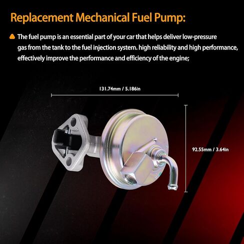 M6624 Mechanical Fuel Pump Fuel System استبدال السيارات متوافق مع Chevy 350 327 383 400 كتلة صغيرة in Saudi Arabia