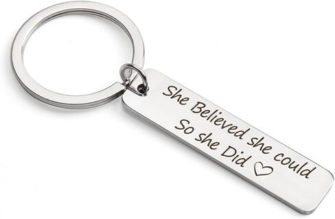 Inspirational Keychain,Positive Keychain with Uplifting Message,Motivational Gift for Women Men Teachers Friends in Saudi Arabia