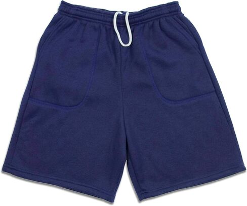 Men's Casual Brushed Fleece Pocket Sweat Shorts Drawstring Made in USA in Kuwait