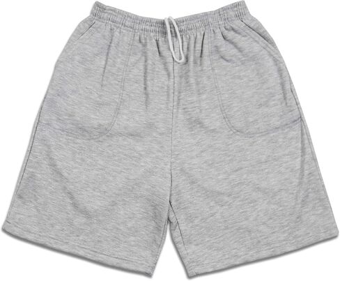 Men's Casual Brushed Fleece Pocket Sweat Shorts Drawstring Made in USA in Kuwait