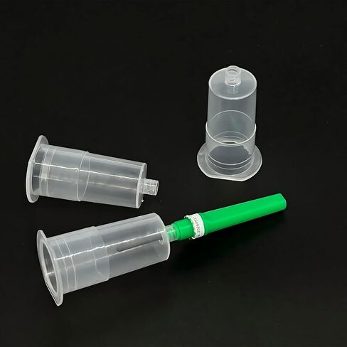 Needle Holder Transparent Connector (Lancet Not Included) – Disposable Protective Training Tool for Nurses & Medical Students (50-Pack) in Saudi Arabia