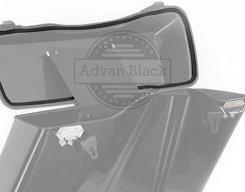 Advanblack 2 حشيات مطاطية من أغطية السرج الصلبة الختم لختم شريط Harley Touring Road ، Road Glide ، Glide Street ، Electra Glide ، Ultra-Classic in Saudi Arabia