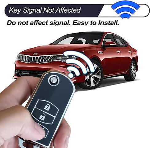 For Mazda Key Fob Shell Keyless Remote Smart Key Fob Cover With Keychain Fit for Mazda CX-5 CX-7 CX-9 MX-5 MPV RX-8 in Kuwait