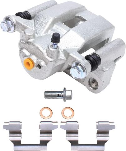 Detroit Axle - الفرجار الخلفي الفرامل لنيسان مورانو Quest 350Z Infiniti G35 [مع قوس التثبيت] ، الفرجار الفرامل القرص مع استبدال قوسين in Saudi Arabia