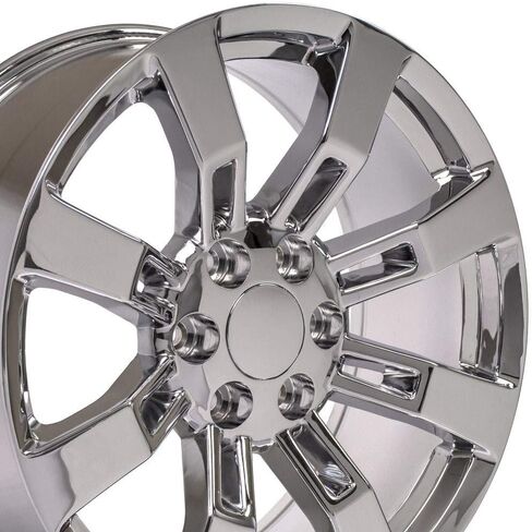 OE عجلات CA82 20 بوصة حافة تناسب نمط escalade 6x139.7 20x8.5 Chrome - Hollander 5409 (1) in Kuwait