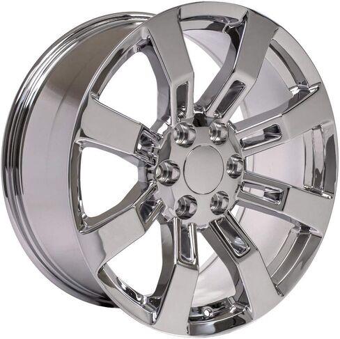 OE عجلات CA82 20 بوصة حافة تناسب نمط escalade 6x139.7 20x8.5 Chrome - Hollander 5409 (1) in Kuwait