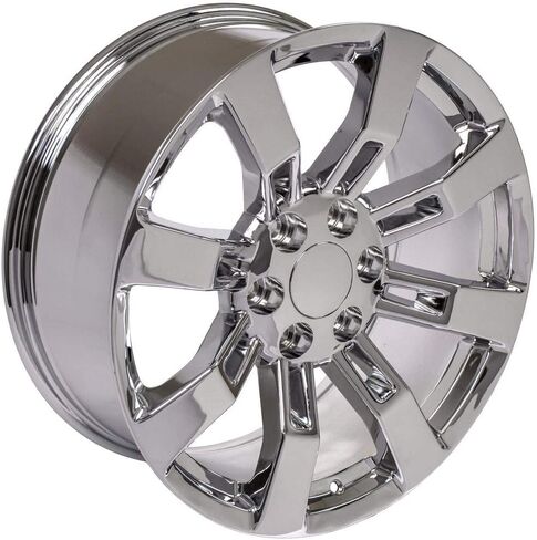 OE عجلات CA82 20 بوصة حافة تناسب نمط escalade 6x139.7 20x8.5 Chrome - Hollander 5409 (1) in Kuwait