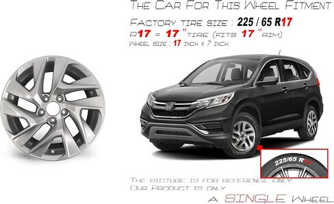 أغنية جديدة 17 × 7 سبيكة فضية من هوندا CR-V 2015 2016 Twisted Spoke OEM Design Replace Rim in Saudi Arabia