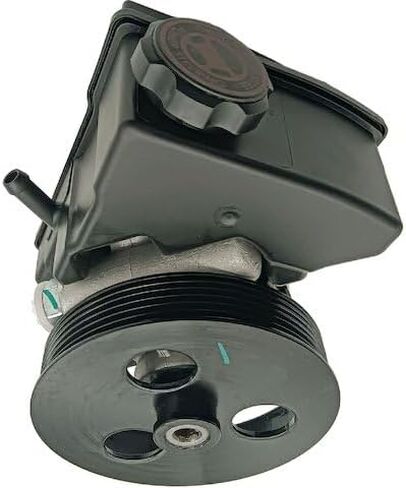 Power Steering Pump with Pulley and Reservoir with Cap - Compatible with 2000-2005 Chevy Impala 3.4L V6 in Saudi Arabia
