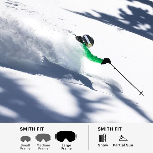 SMITH Reason OTG Snow Goggles – Adult Ski & Snowboarding Goggles with Carbonic-X Lens, Ventilation, Anti-Fog Performance & 100% UV Protection – for Men & Women in Kuwait