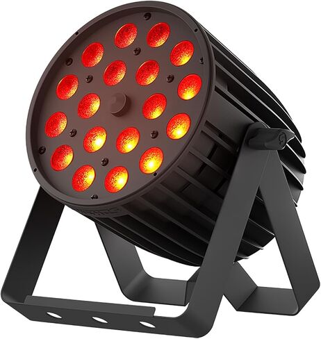 SHEHDS Zoom Par Lights LED 18x18W Wash/Strobe Effect Stage Light RGBWAP 6IN1 Uplights DMX512 الصوت المنشط RDM وظيفة DJ أضواء لعيد الميلاد ديسكو نادي حفلة رقص حفل زفاف بار in Saudi Arabia