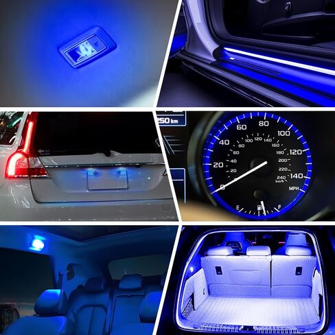 10Set T10 194 168 Dash Instrument LED Light Bulbs, Bright Panel Gauge Cluster Indicator Light Bulbs with Twist Lock Socket, Car Replacement Lights for Dashboard Light Map Light (Pink) in Saudi Arabia