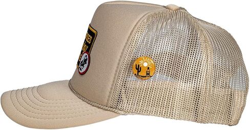 Bottom Shelf Savin' Horses One Cowboy at A Time Funny Foam Trucker Patch Hat Unisex with Hat Pin in Saudi Arabia