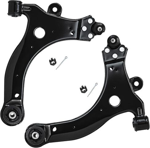 Detroit Axle - 2pc Front Lower Control Arms w/Ball Joints for Chevy Impala Limited Monte Carlo Buick Allure LaCrosse Pontiac Grand Prix, Lower Control Arms & Ball Joints Assembly Set Replacement in Saudi Arabia
