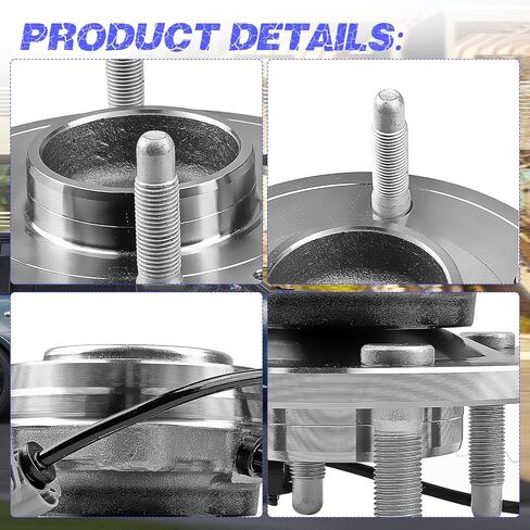 Front Wheel Hub Bearing Assembly with ABS Compatible with Cadillac Escalade, Chevrolet Avalanche, Silverado 1500, Suburban 1500, Tahoe, GMC Sierra 1500, Yukon, Yukon XL 1500 in Saudi Arabia