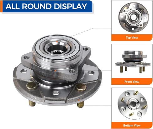 Parod 2PCS 513098 Front Wheel Hub & Bearing Assembly Fit for 1990-1997 Honda Accord ، 1997-1999 Acura CL 2.2L 2.3L L4 in Saudi Arabia