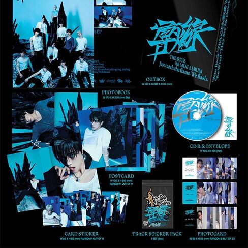 THE BOYZ TRIGGER 導火線 9th Mini Album Standard Ver(FLASH VER.) in Saudi Arabia
