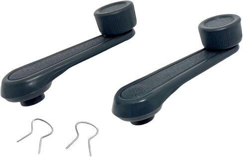 2PCS Interior Window Crank Handle Grey PFM-730462 6926004020 Compatible with 4Runner Corolla Land Cruiser MR2 Pickup Starlet T100 Tacoma Tercel Van Wagon in Saudi Arabia
