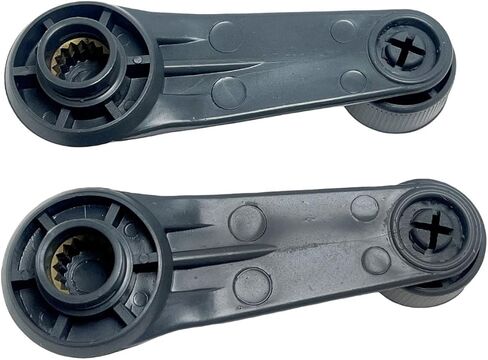 2PCS Interior Window Crank Handle Grey PFM-730462 6926004020 Compatible with 4Runner Corolla Land Cruiser MR2 Pickup Starlet T100 Tacoma Tercel Van Wagon in Saudi Arabia