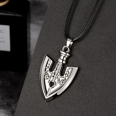 JoJo Stand Arrow Necklace JJBA Keychain Copper/Stainless Steel Pendant Adventure Merch Cosplay Props in Saudi Arabia