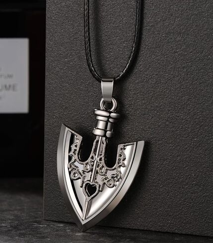 JoJo Stand Arrow Necklace JJBA Keychain Copper/Stainless Steel Pendant Adventure Merch Cosplay Props in Saudi Arabia