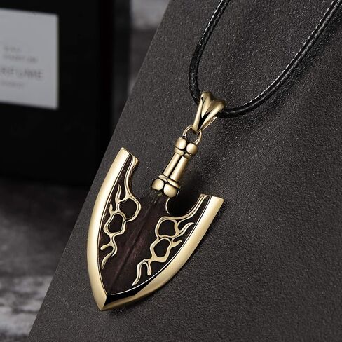 قلادة JoJo Stand Arrow JJBA Keychain Copper/Stainsal Steel Pendant Adventure Merch Cosplay Props in Kuwait